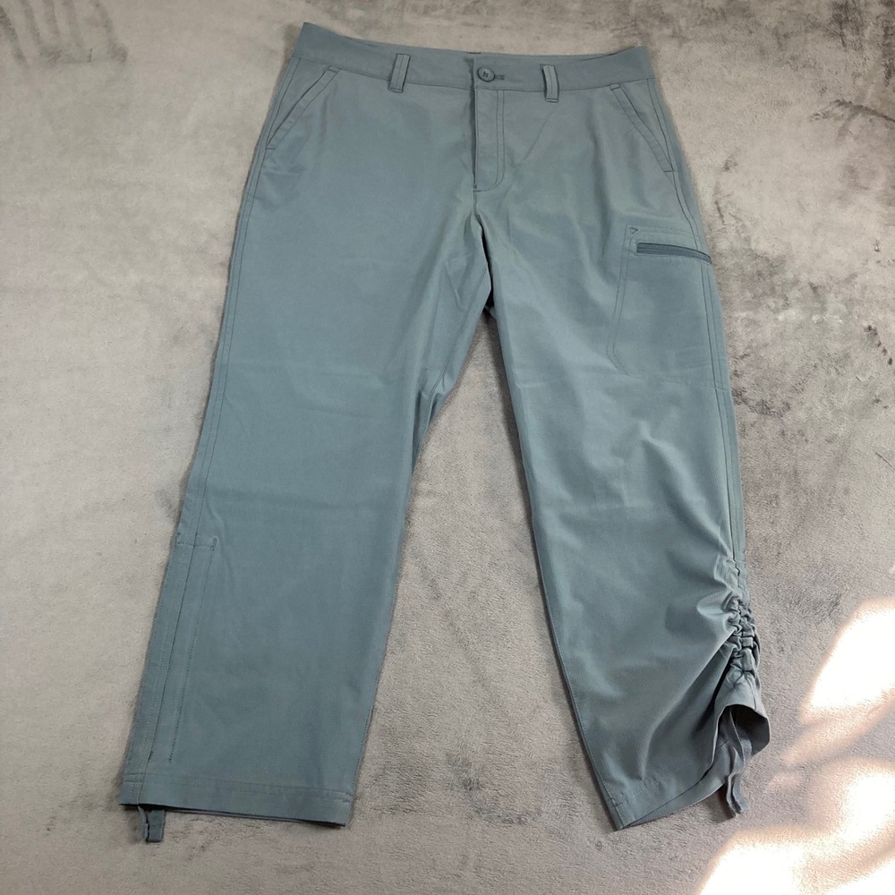 Eddie Bauer Womens 6 Stretch Ripstop Crop Pants bHiking Outdoor
